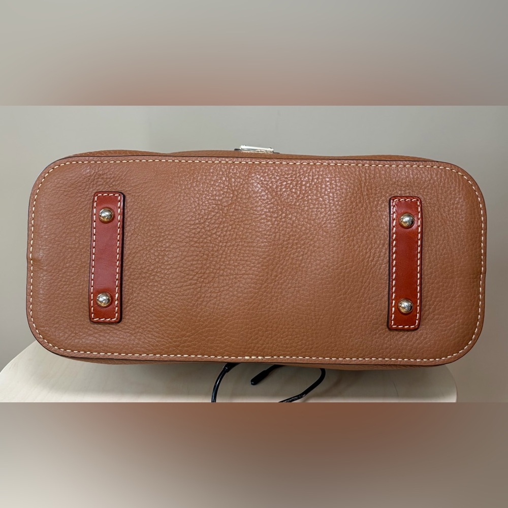Dooney & Bourke Briana Shoulder Tote Carmel Brown Leather EUC - Picture 14 of 17